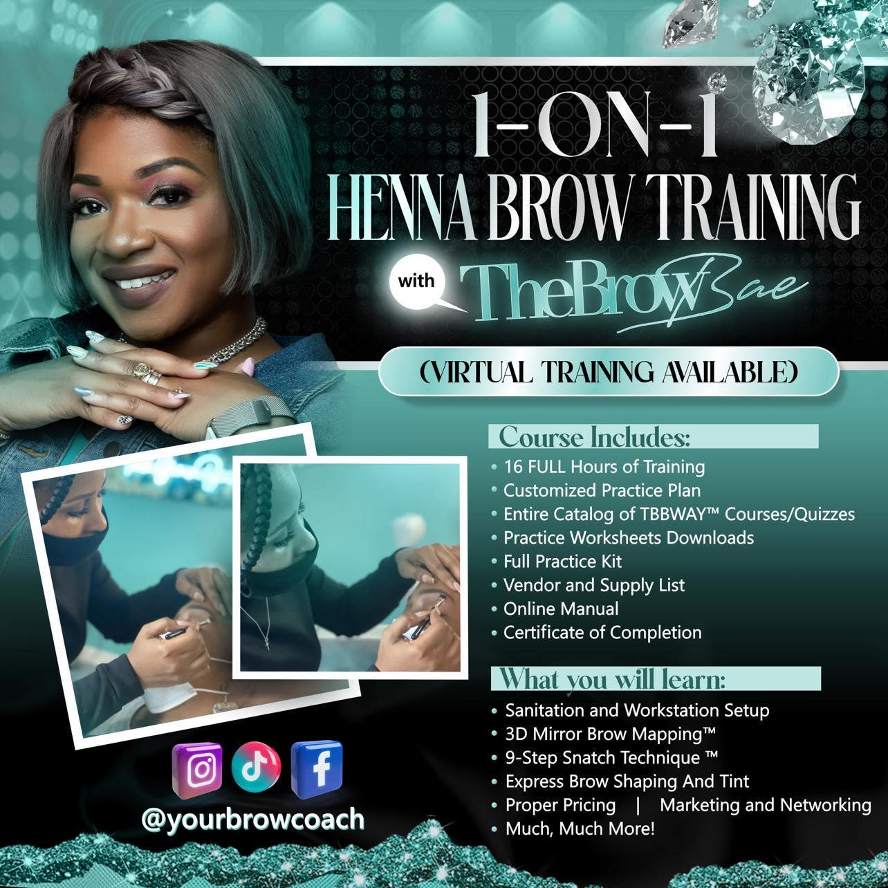 Express Henna Tint + Shaping Online Training Course